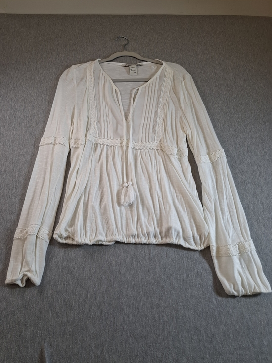 American Rag Tops - American Rag Women Size XL Cream Lace Peasant Blouse